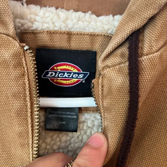 Dickies Brown Lightweight Hooded Jacket Jackets & Coats